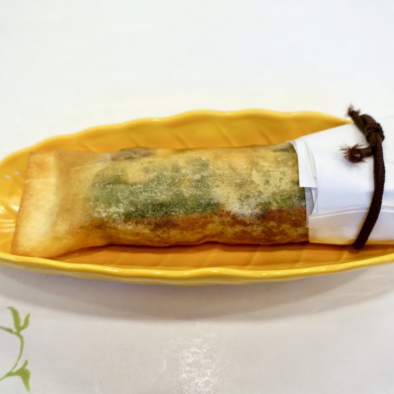 鰻と紫蘇おこわ　カシューナッツの春巻き(日本料理　希粋 )
