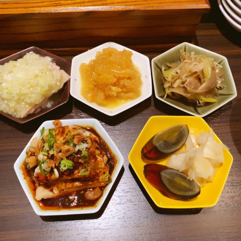 前菜盛り合わせ(善道)