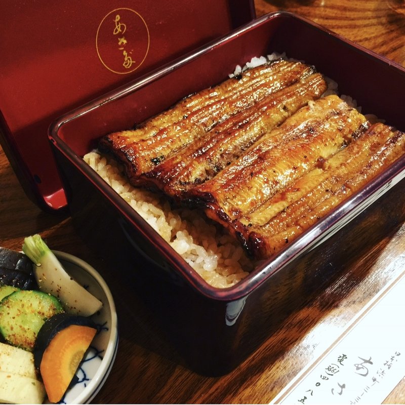 うな重（上）3,500円　(うなぎ料理 あさだ)