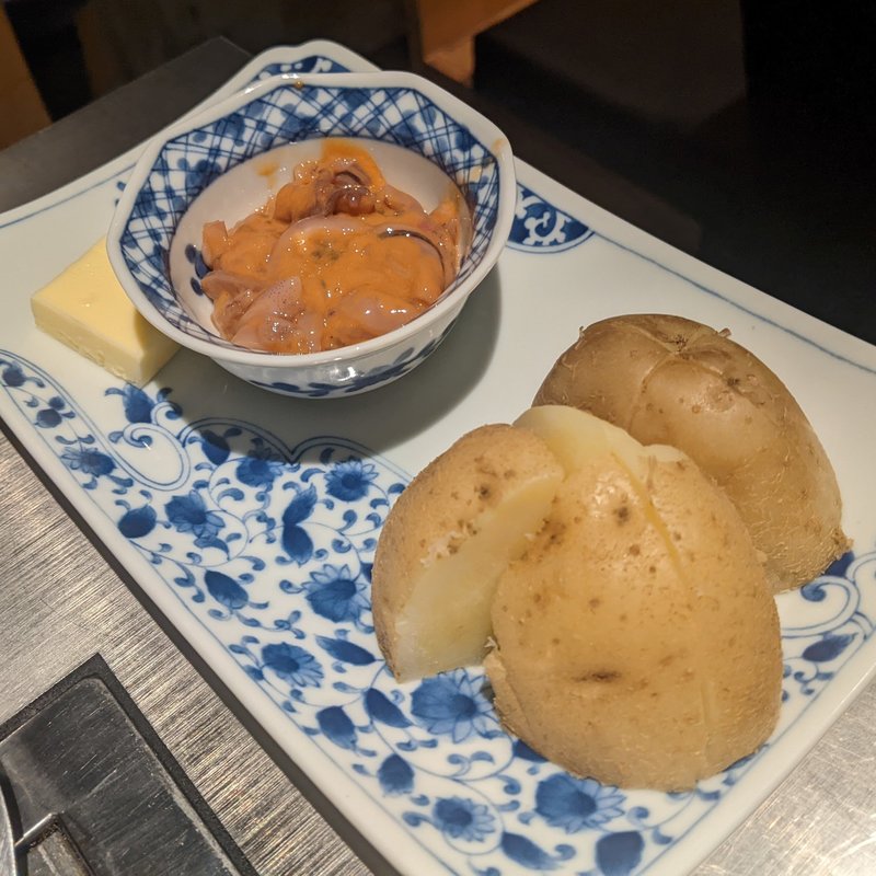 じゃが塩辛バター(月島もんじゃ もへじ 横浜)