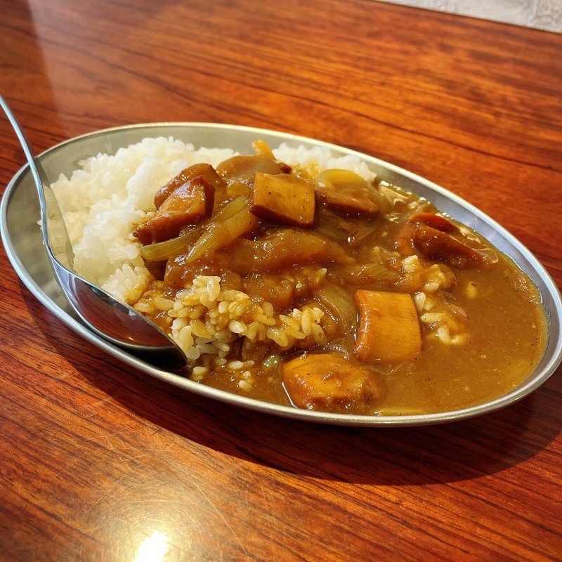 限定飯（タコ頭のカレー）( 灼味噌らーめん 八堂八（やどや）)