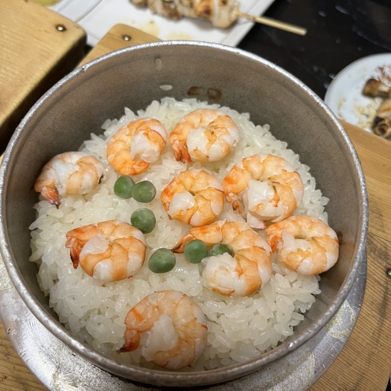 海老釜飯(鳥さき)