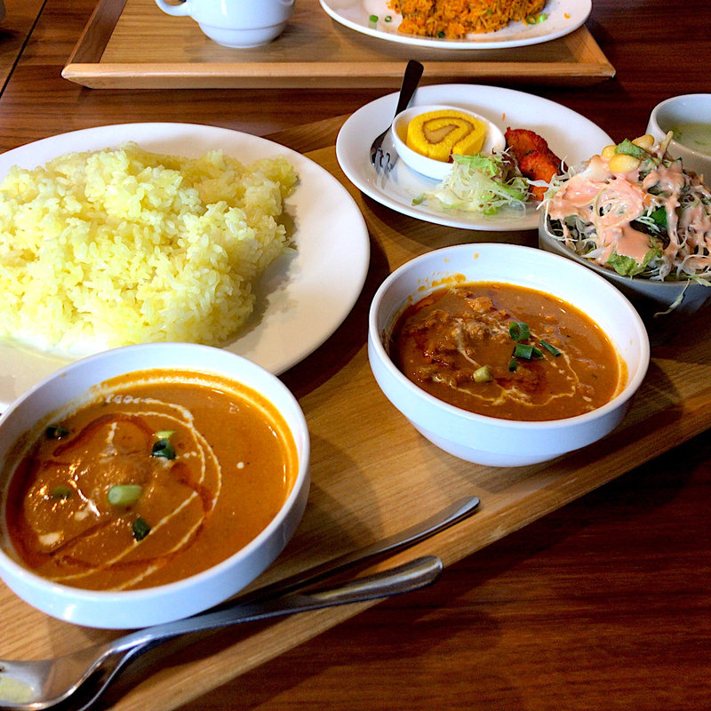 ダブルカレーセット(空とぶぞう)