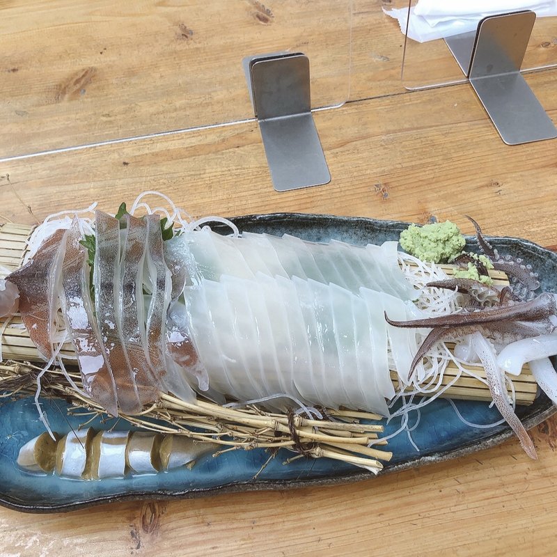 活スルメイカ(真鶴 魚座 （まなづる・さかなざ）)