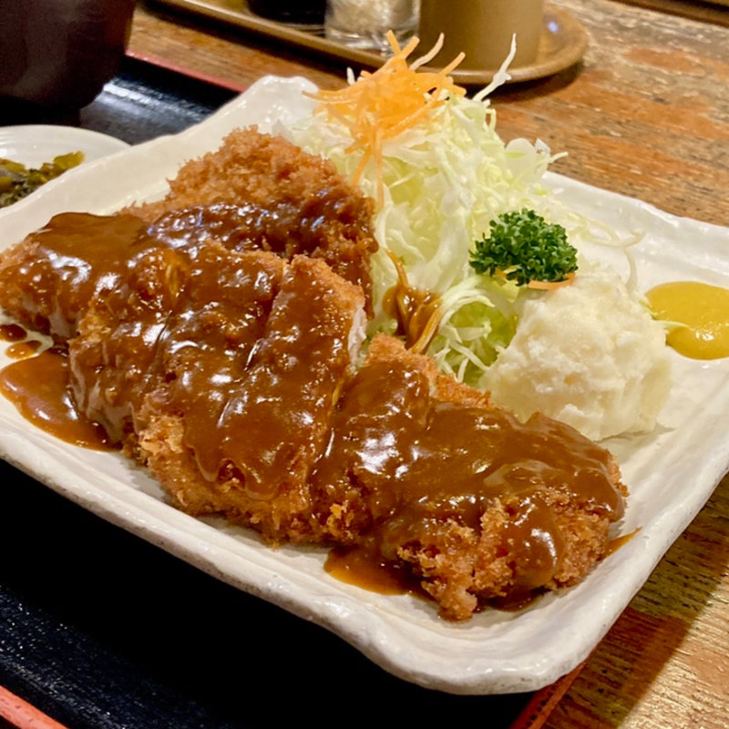 上とんかつ定食(とんかつ大富士 緑橋店)