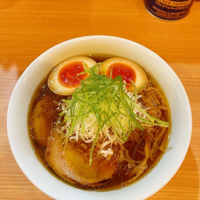 味玉入り醤油らーめん(ガモウスマイル)