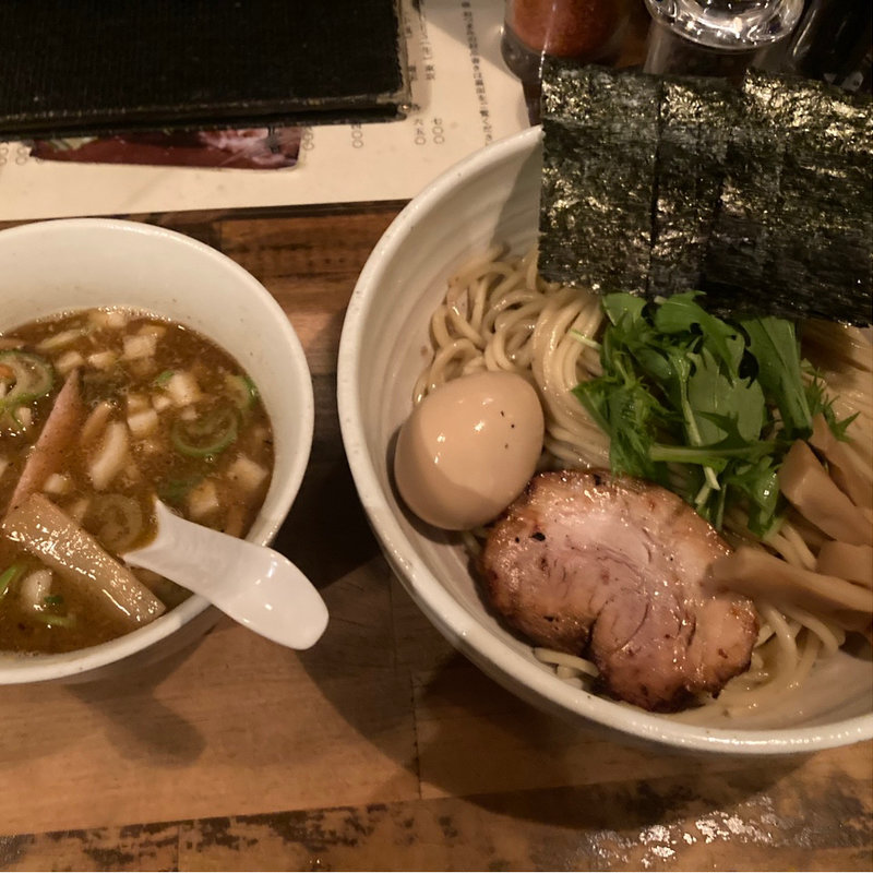 濃い出汁つけそば(なな蓮)