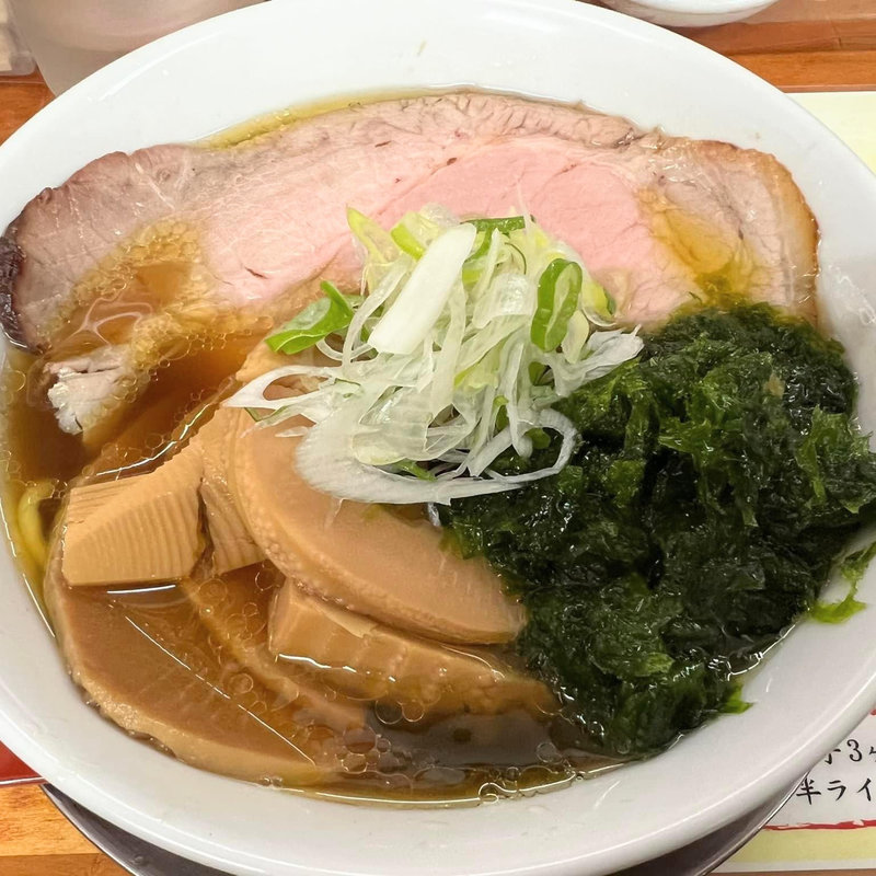 朝採れタケノコと岩のりの中華そば(栃木中華そば 神志)