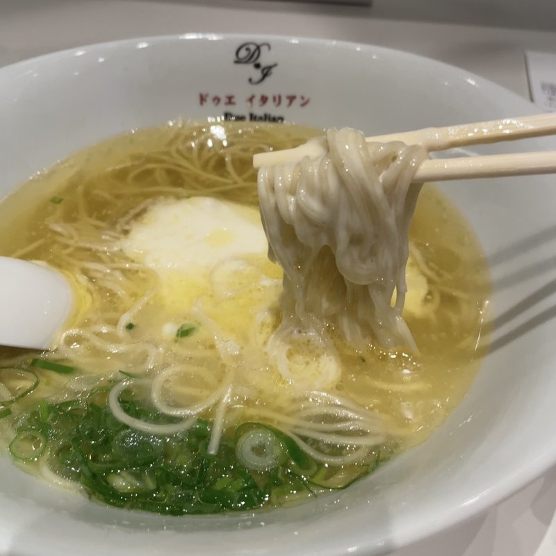 らぁ麺フロマージュ(リゾットご飯付)(ドゥエ イタリアン)