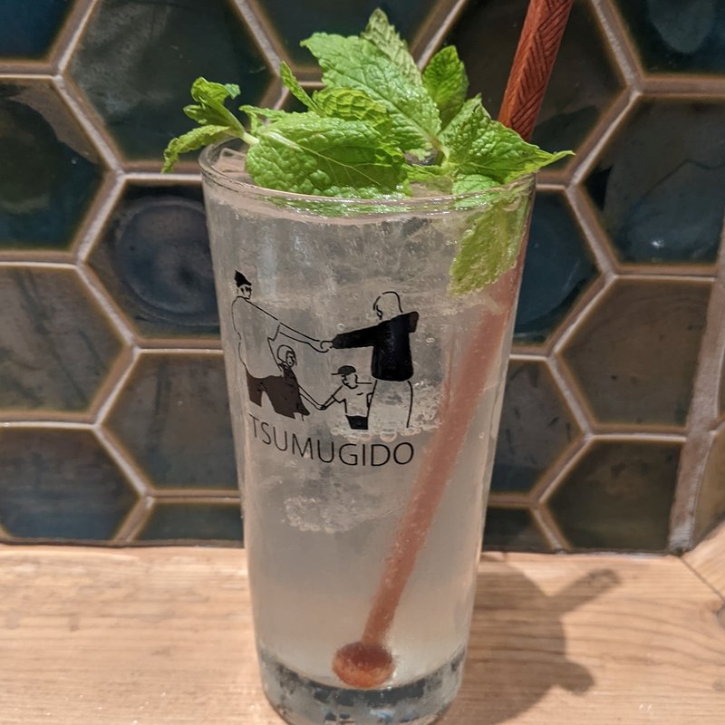 ミント香るレモンサワー(酒場つむぎ堂 新宿店)