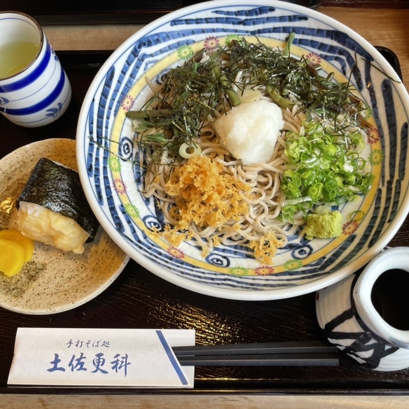 伊吹おろしそば(手打そば処 土佐更科 長浜店)