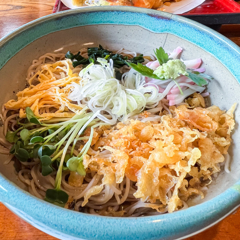 冷やしたぬきそば(加賀屋)