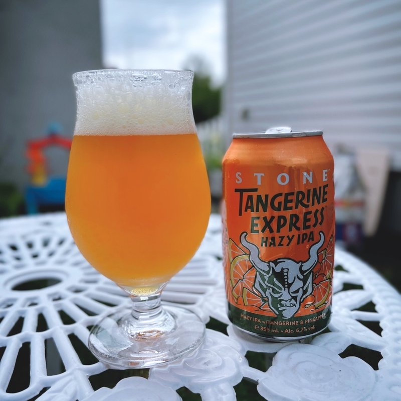 Stone Stone Tangerine Express Hazy IPA (自宅)
