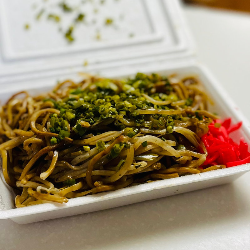 麺焼きそば(ネギトッピング)(バソキ屋 朝霞店)