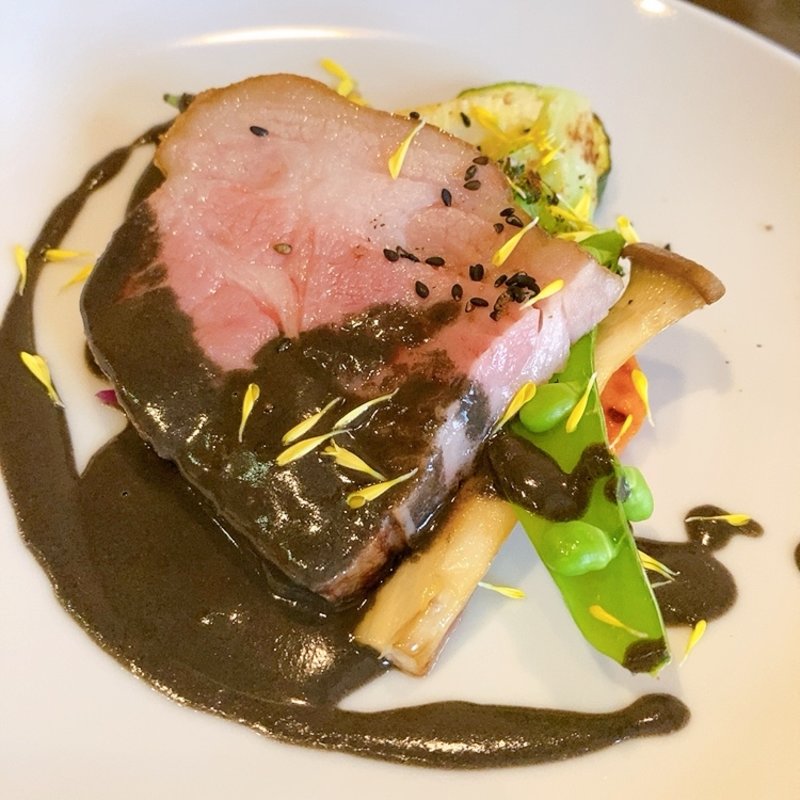 広島県産豚肩ロースのロースト（コースランチ）(ラルエット)