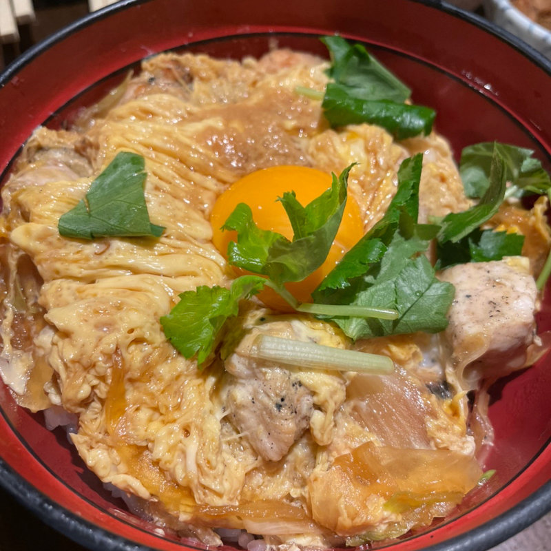 親子丼(佐賀県三瀬村 ふもと赤鶏 田町店)