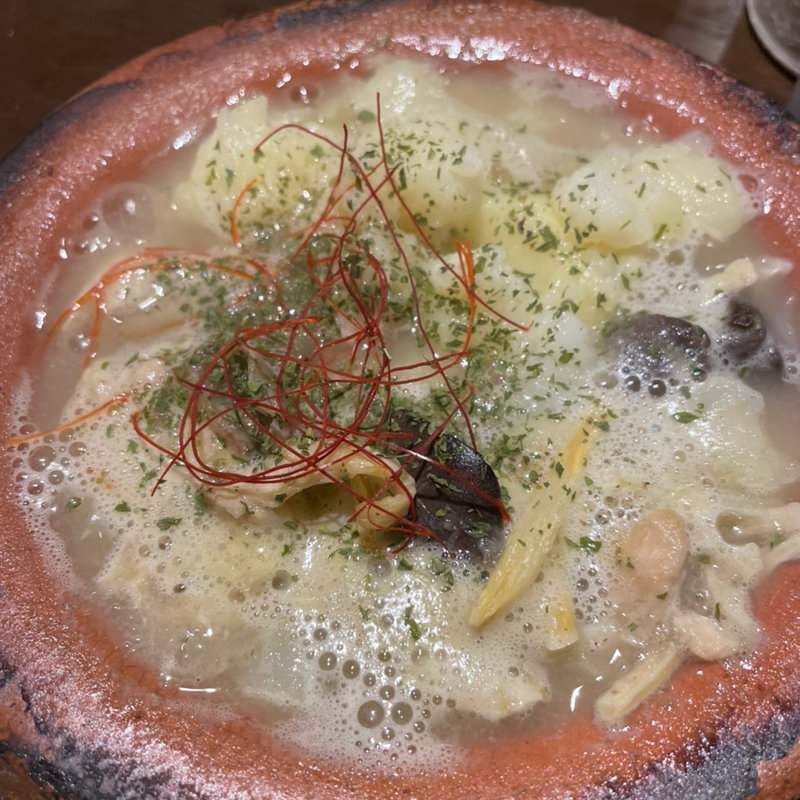 鶏グリーンカレー(佐賀県三瀬村 ふもと赤鶏 田町店)