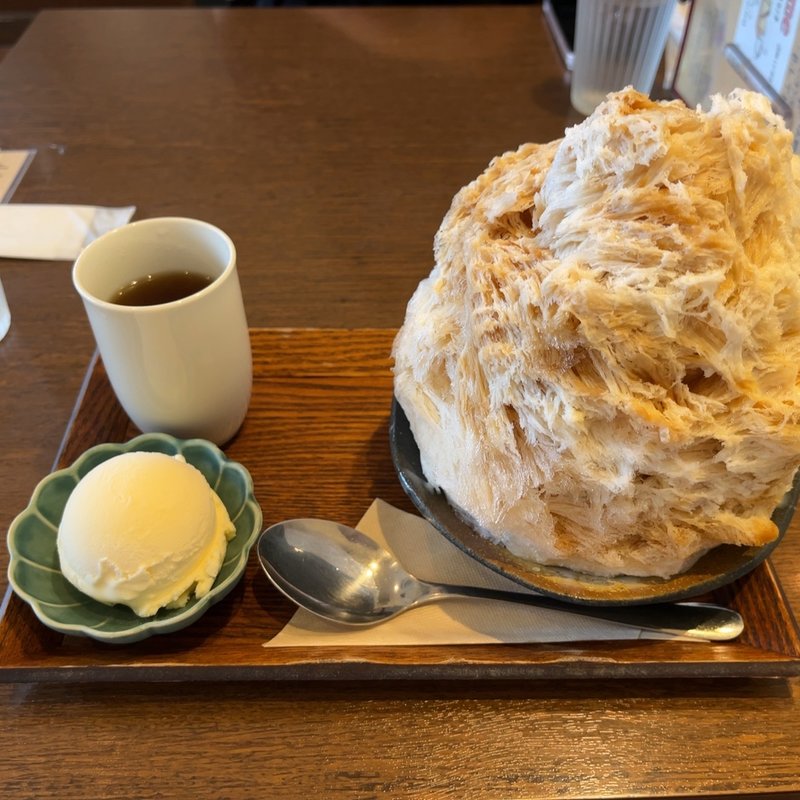 エスプレッソミルク バニラアイス(勝川カフェmon)