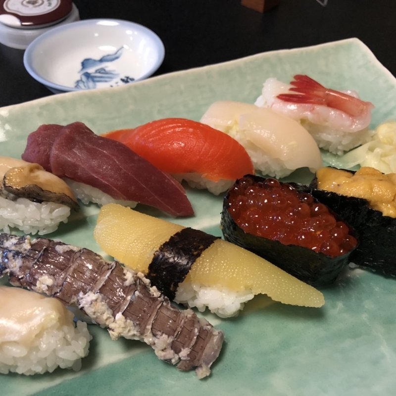 特上握り(積丹料理 ふじ鮨 小樽店)