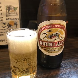 ビール キリン ラガー (中瓶)(酔ってこ屋 恒幸)