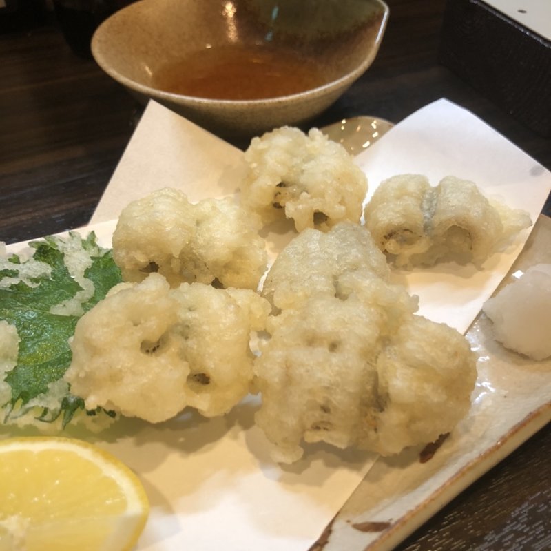 ハモ天ぷら(酔ってこ屋 恒幸)