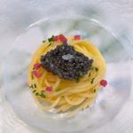 キャビアの冷製パスタ(リストランテ濱崎)