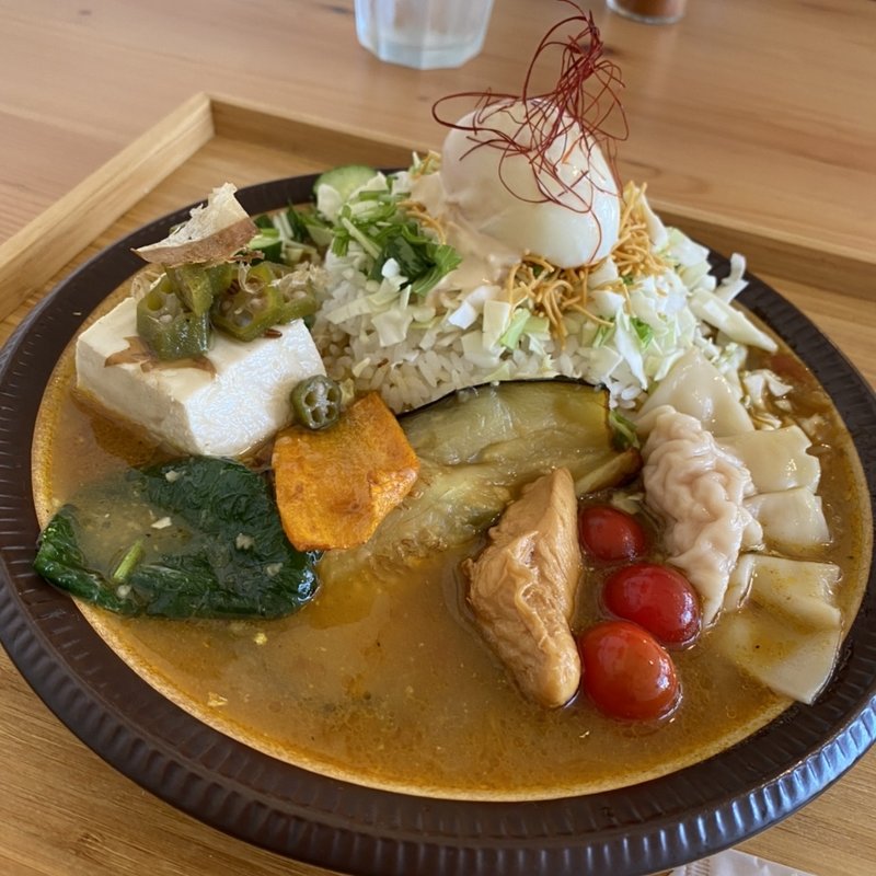 焼き鯖南蛮麦味噌ビンダルー(カレーとアイス kuebaissho)