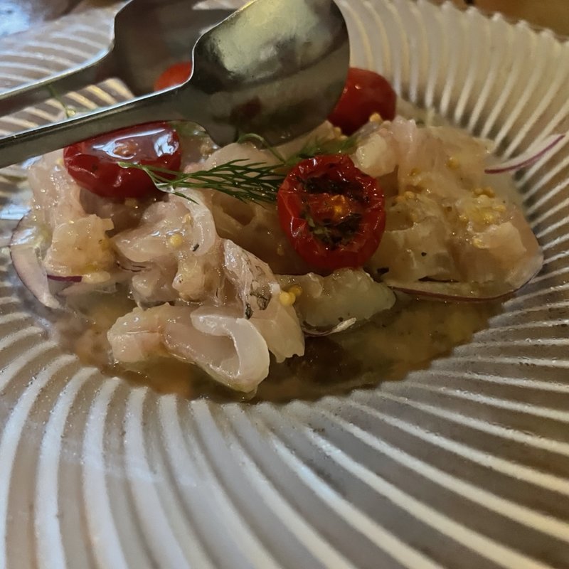 本日の海鮮カルパッチョ(ニチーノ)