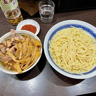 つけ麺 メンマ&チャーシュートッピング 辛味(別皿)(中華そば べんてん)