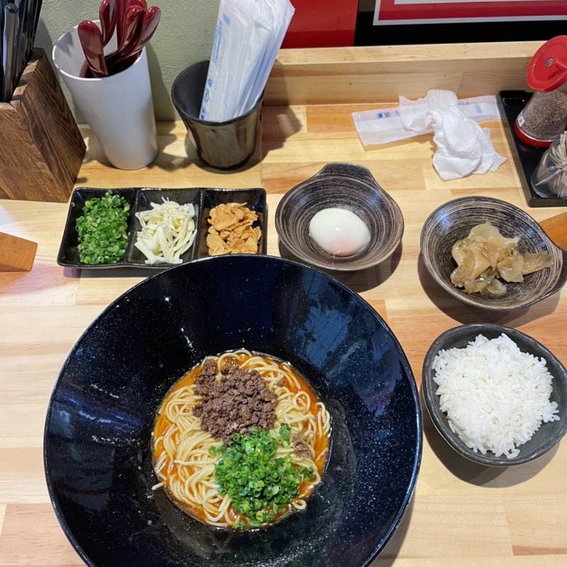 汁なし坦坦麺並盛(汁なし坦坦麺 階杉 防府店)