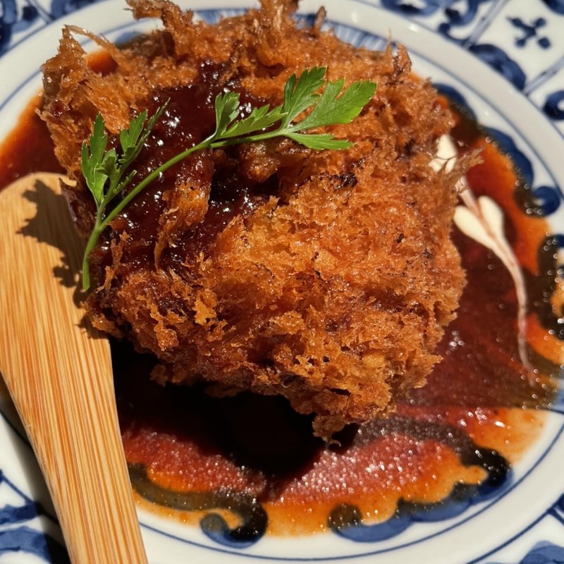 手作りメンチカツ(番屋 赤坂店)