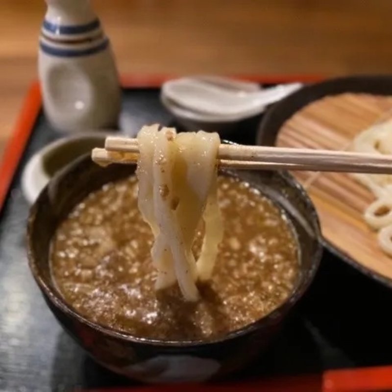 和牛ホルモンのつけ麺(讃岐つけ麺 寒川)