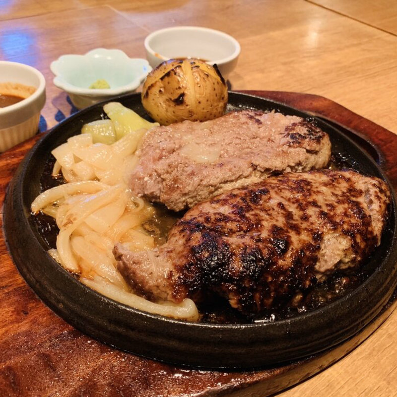 黒毛和牛 石窯ハンバーグ ダブルサイズ(ハンバーグファクトリー)