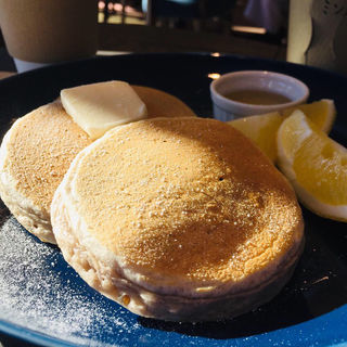 檸檬クラシックバターミルクパンケーキ(九州パンケーキカフェ 人吉HASSENBA店)