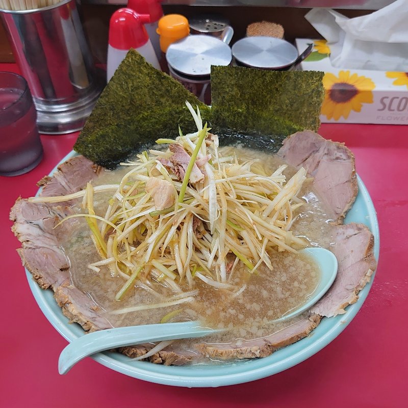 ネギチャーシューメン＋中盛(ラーメンショップ 石下店)