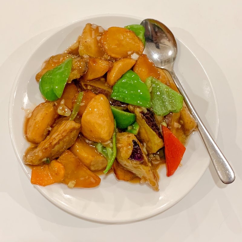 三種野菜の醤油うま煮(味坊)