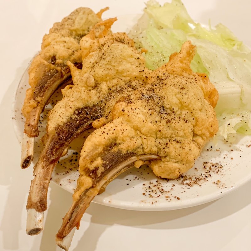 アイスランドラムチョップの香味揚げ 2本(味坊)