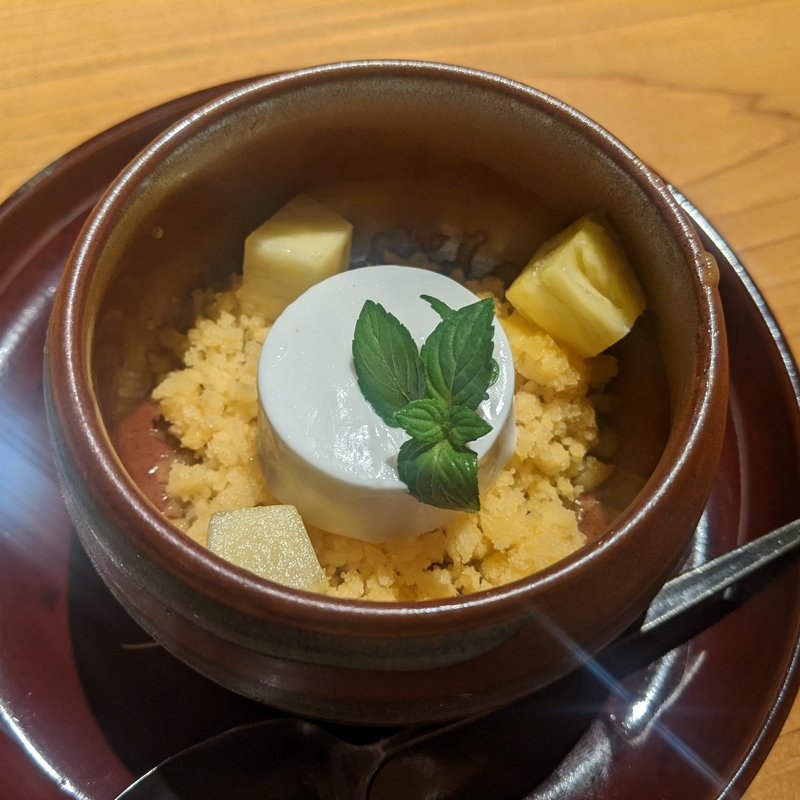 ココナッツブランマンジェ(KOTARO Hasegawa DOWNTOWN CUISINE )