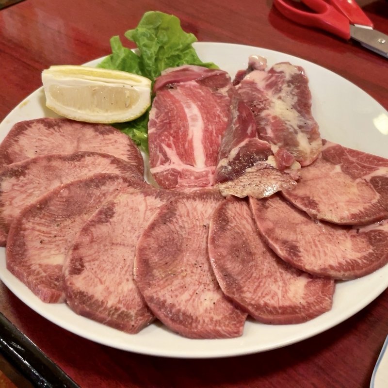 牛タン、タンスジ(清香苑 )