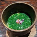 モロヘイヤの冷製茶碗蒸し(YAKITORI燃es)
