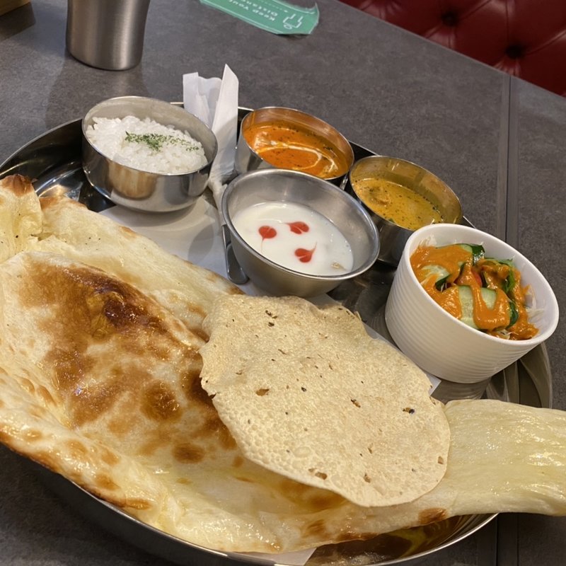 2種のカレーAセット(ビスヌ　アミュプラザ　くまもと店)