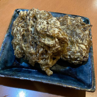 もずくの天ぷら(ハーフ)(沖縄家庭料理　琉球村 （リュウキュウムラ）)