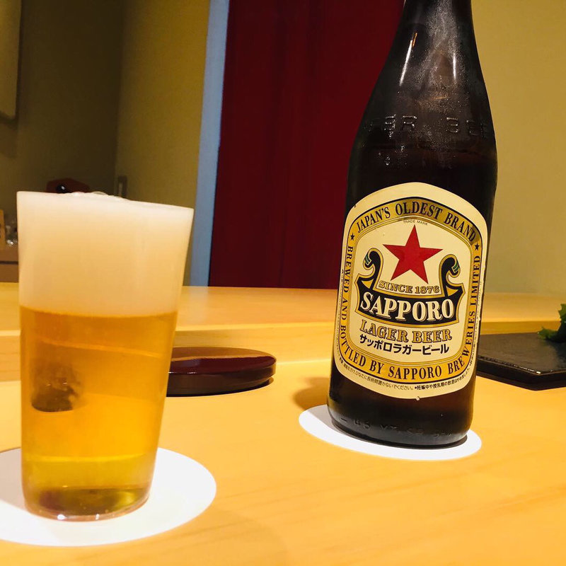 サッポロラガー(鮨一)