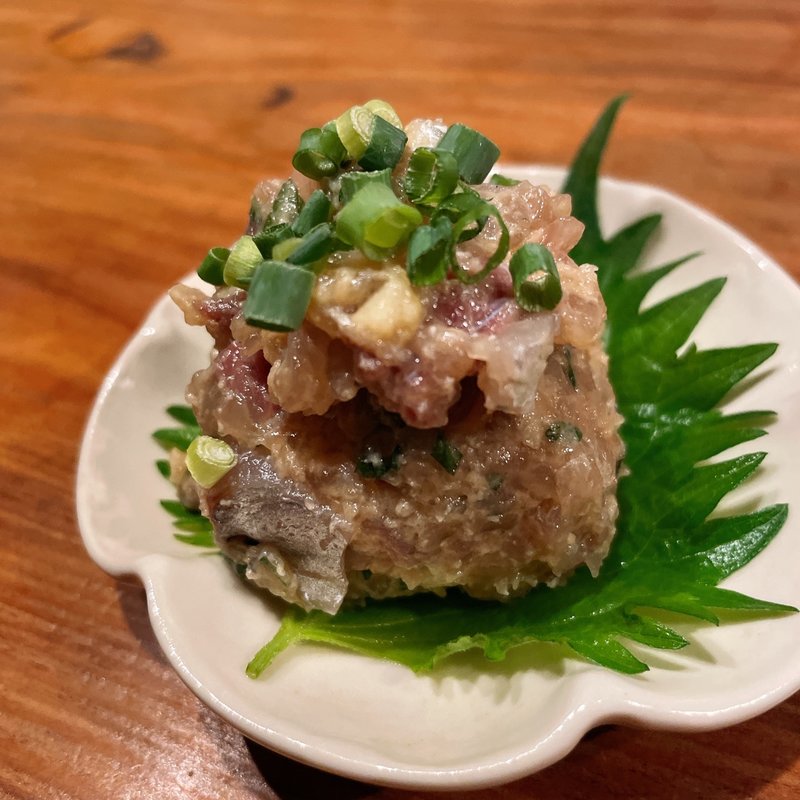 真鯵のなめろう(terrA)