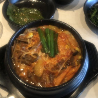 ユッケジャンスープ定食(伽耶房)