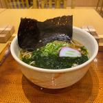 鈴鹿産海苔とアオサのそば(うどんとそば 伊のいち)