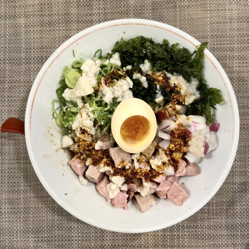 まぜそば(セアブラノ神 壬生本店)