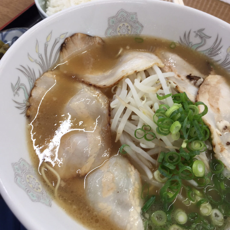 チャーシューメン ごはんセット(下松サービスエリア(下り線)フードコート)