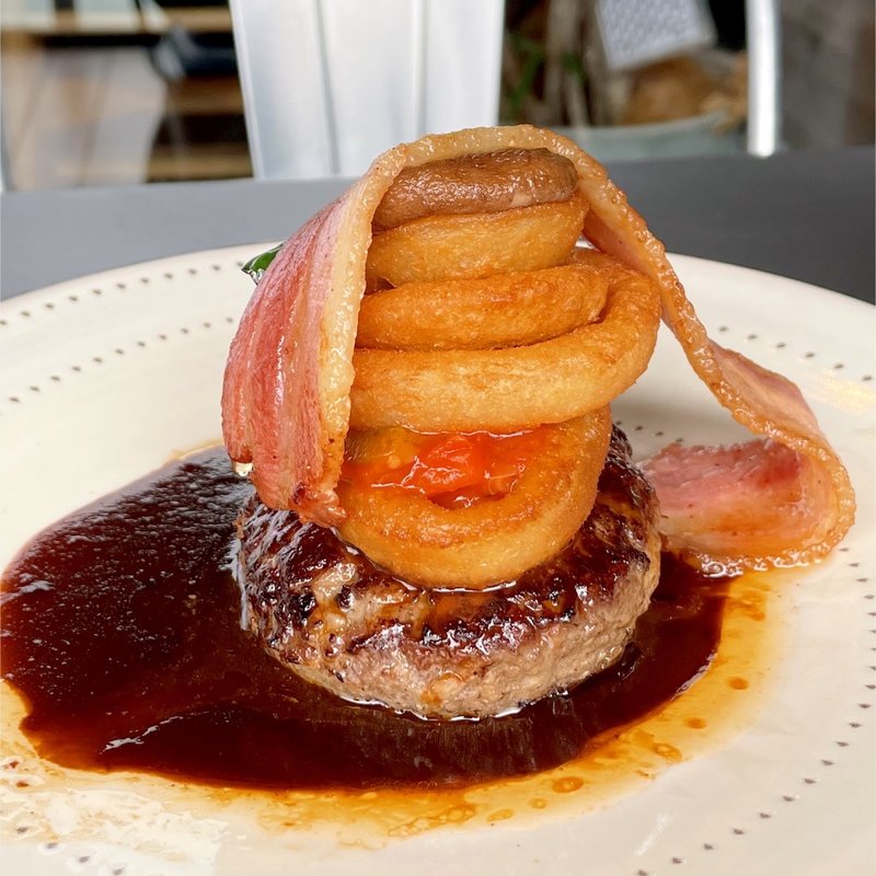 ハンバーグランチ(ロイヤルガーデンカフェ 大濠公園)