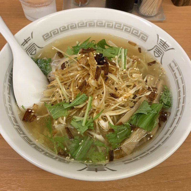 ネギ塩ラーメン(源ちゃんラーメン)